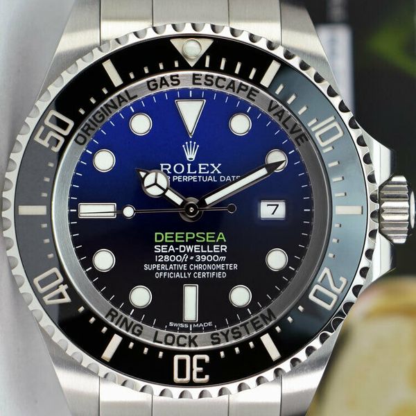 ROLEX - DEEPSEA Sea Dweller James Cameron Blue Dial 116660 SANT BLANC ...