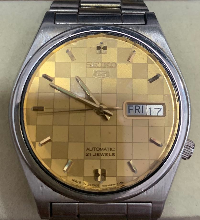 Seiko 5 Vintage RARE CHECKERED DIAL WatchCharts Marketplace