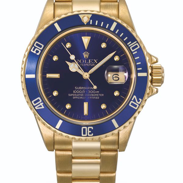 Rolex Submariner Yellow Gold (16808) Price History | WatchCharts