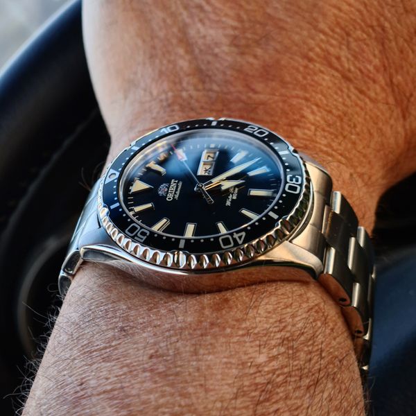 Orient Kamasu JDM Kanji (green dial) mint WatchCharts