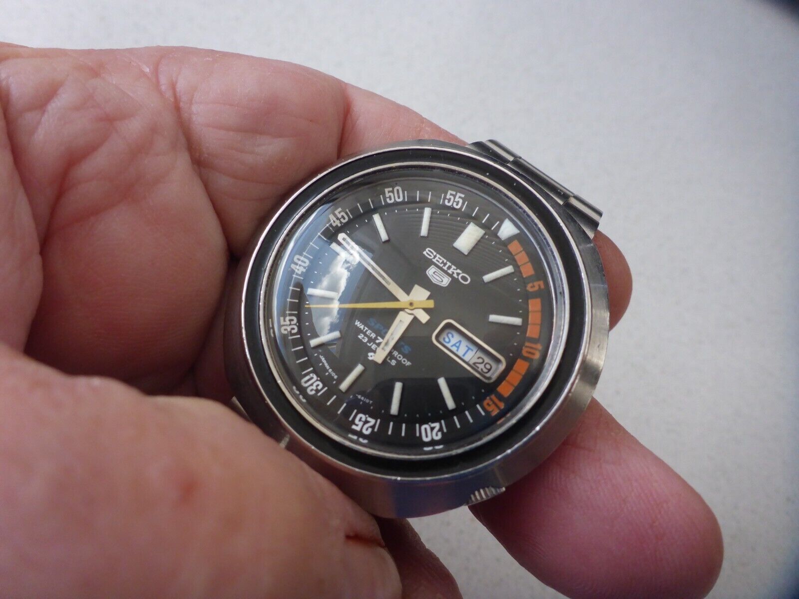 ペコ 様用B062 SEIKO セイコー 5 SPORTS 6106-8510 セイコー5スポーツ 1969年製 Ref.6106-8510 回転ベゼル
