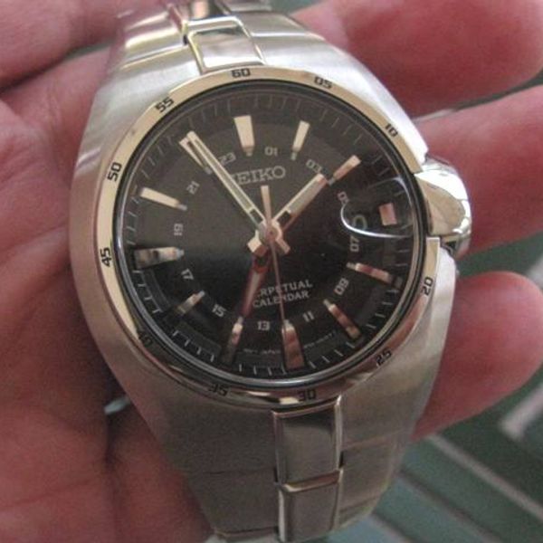 FS Seiko Perpetual Calendar 8F56 WatchCharts Marketplace