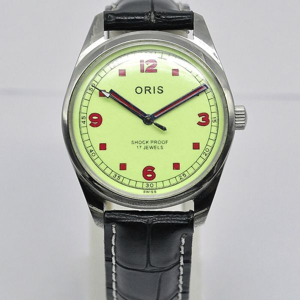 Beautiful Restored Vintage ORIS 17Jewels Mechanical Shock Proof Men