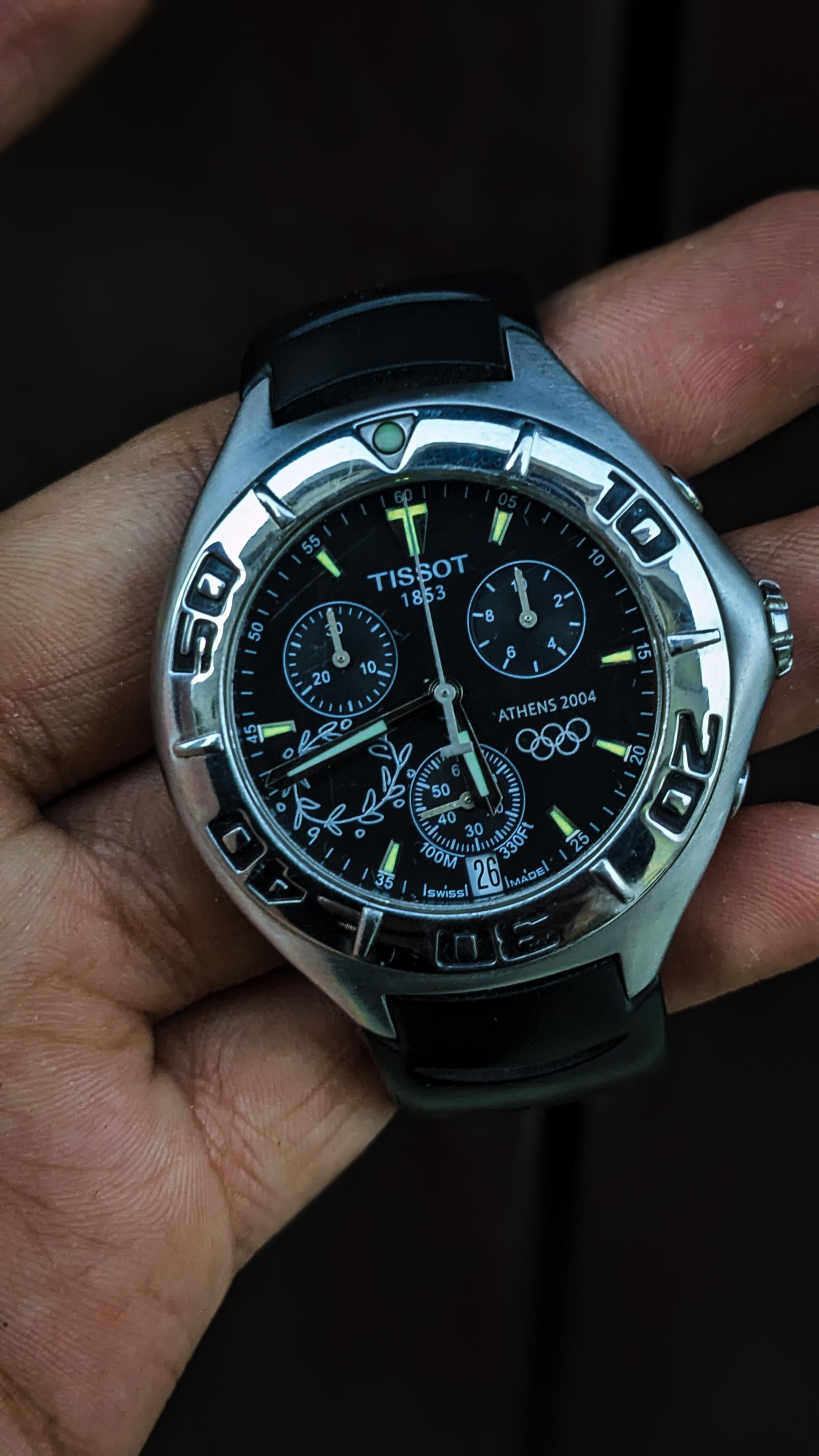 WTS] Tissot Chronograph Athens 2004 Olympic Games, rare LTD 