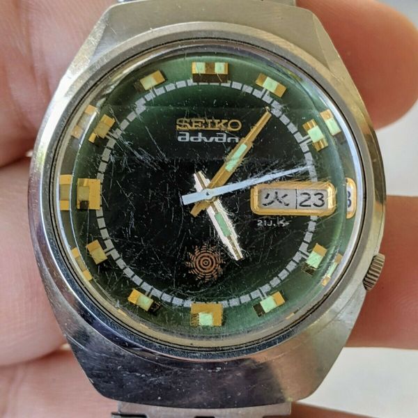 Vintage '73 Seiko 7019-7250 Advan JDM Watch, Orig. Band