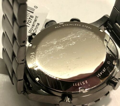 FOSSIL WATCH NEW W TAG JR1491 NATE ANALOG DIGITAL COMBO MENS WATCH