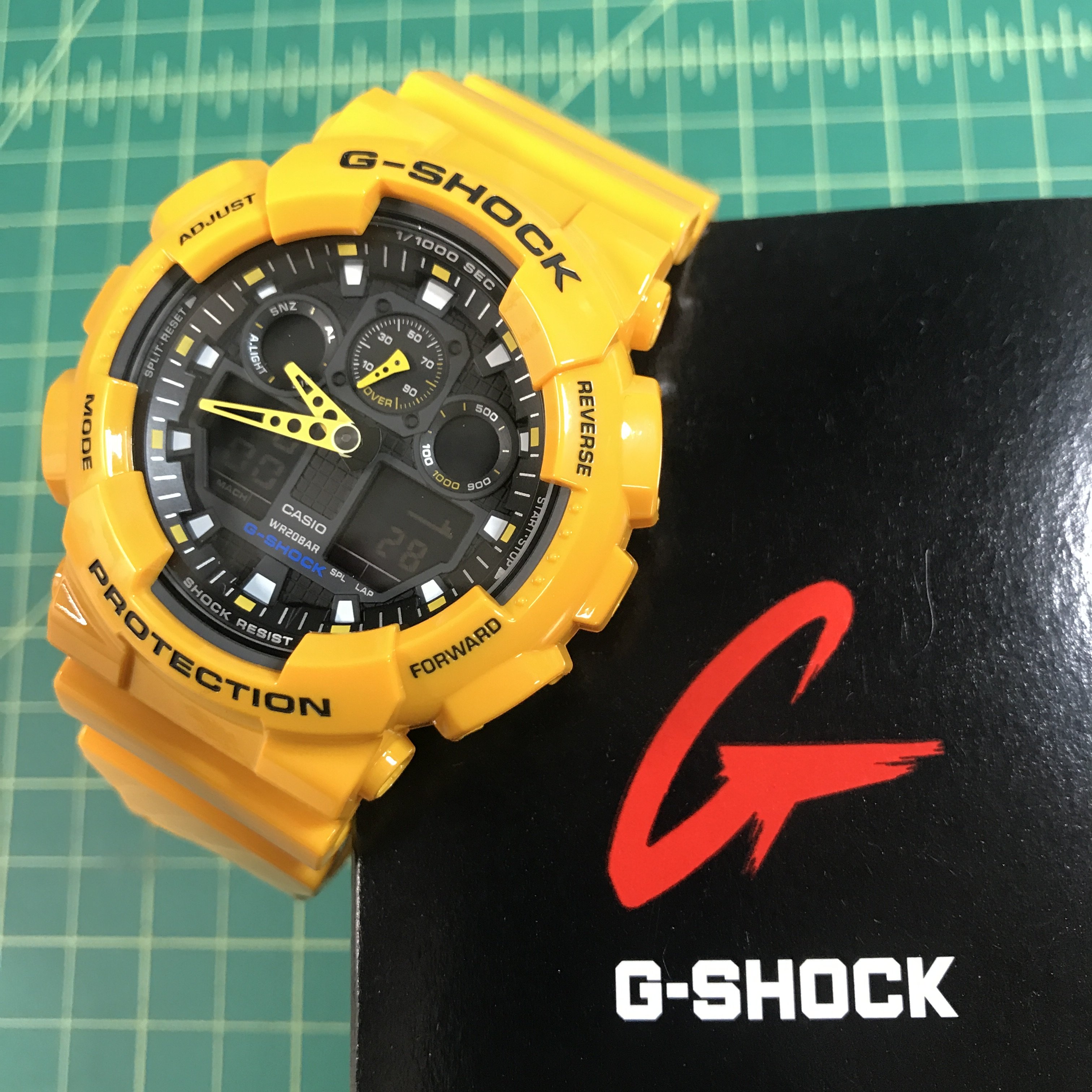 FS: Casio G-SHOCK GA100A-9A Yellow | WatchCharts Marketplace