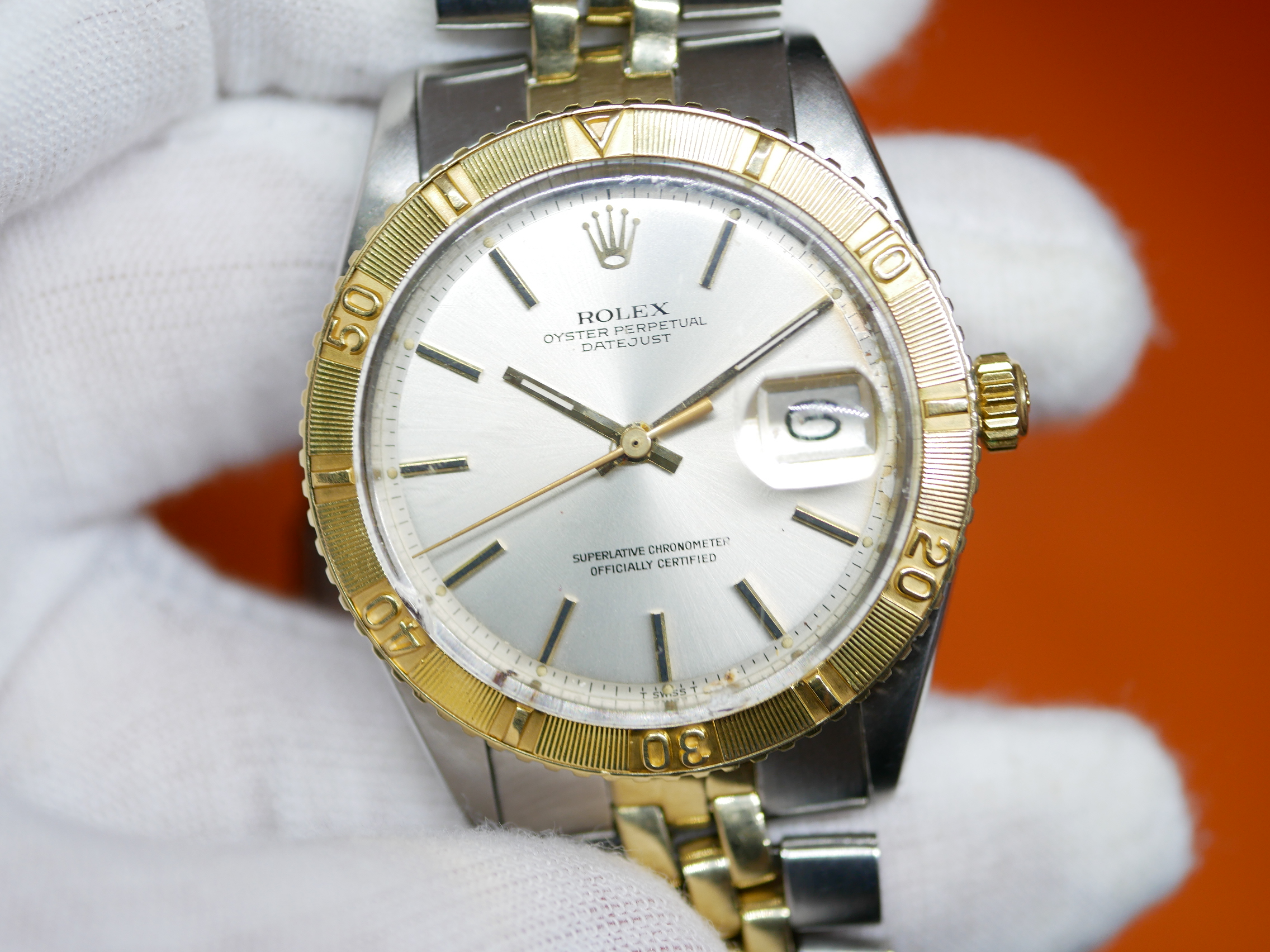 WTS Rolex Thunderbird Datejust 36mm with Yellow Gold Bezel