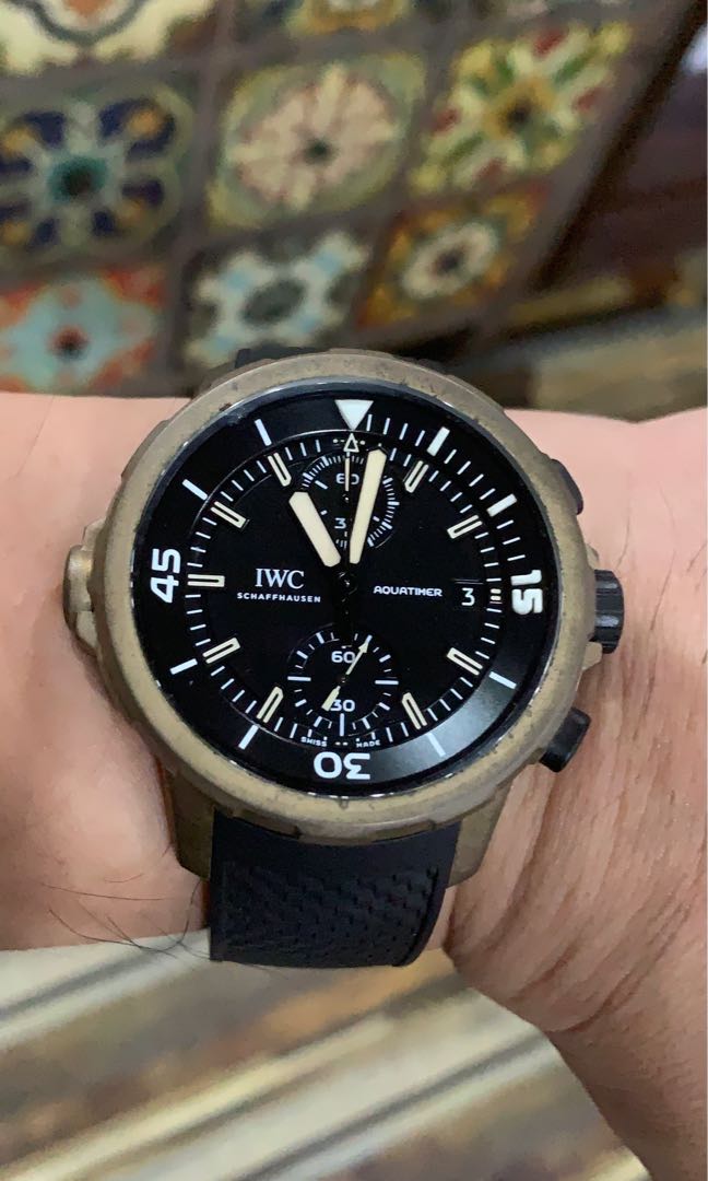 Iwc aquatimer outlet charles darwin bronze