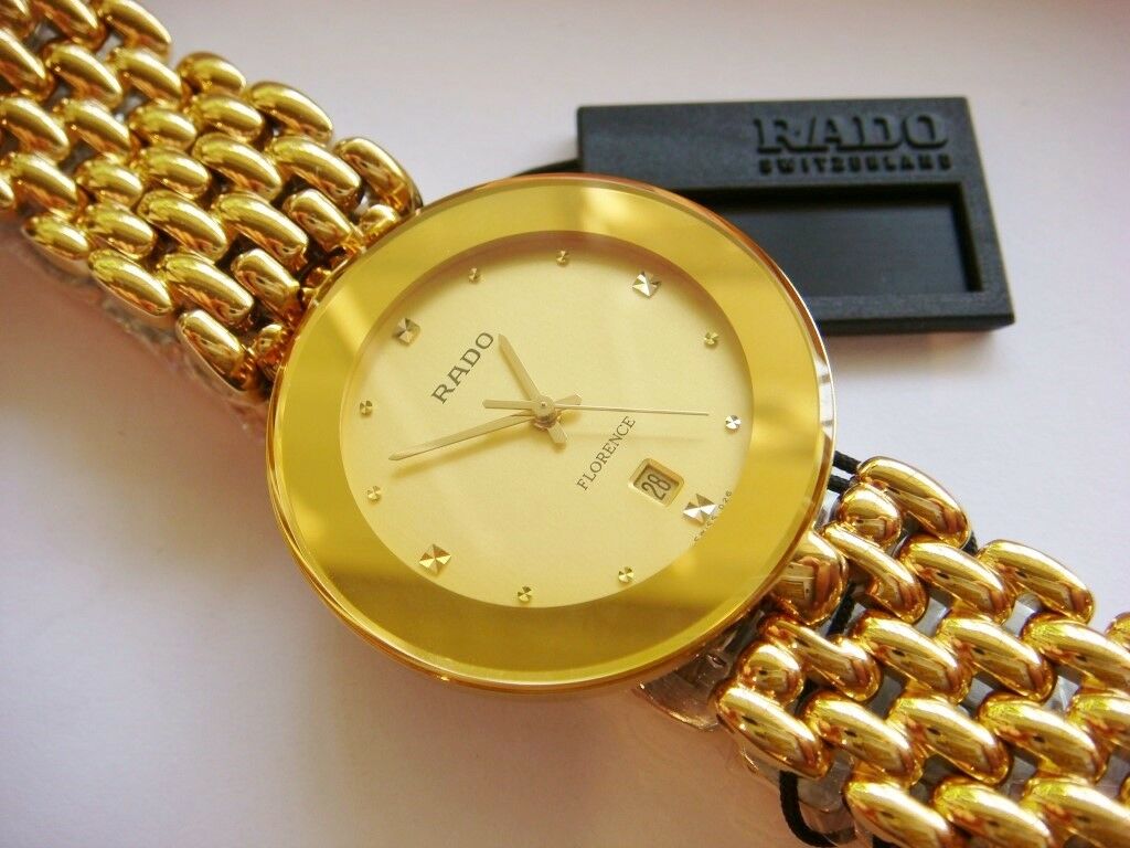 Rado florence full hot sale gold price