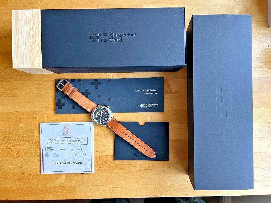 Christopher Ward C65 Cranwell COSC Series 1 watch - rare! | WatchCharts  Marketplace