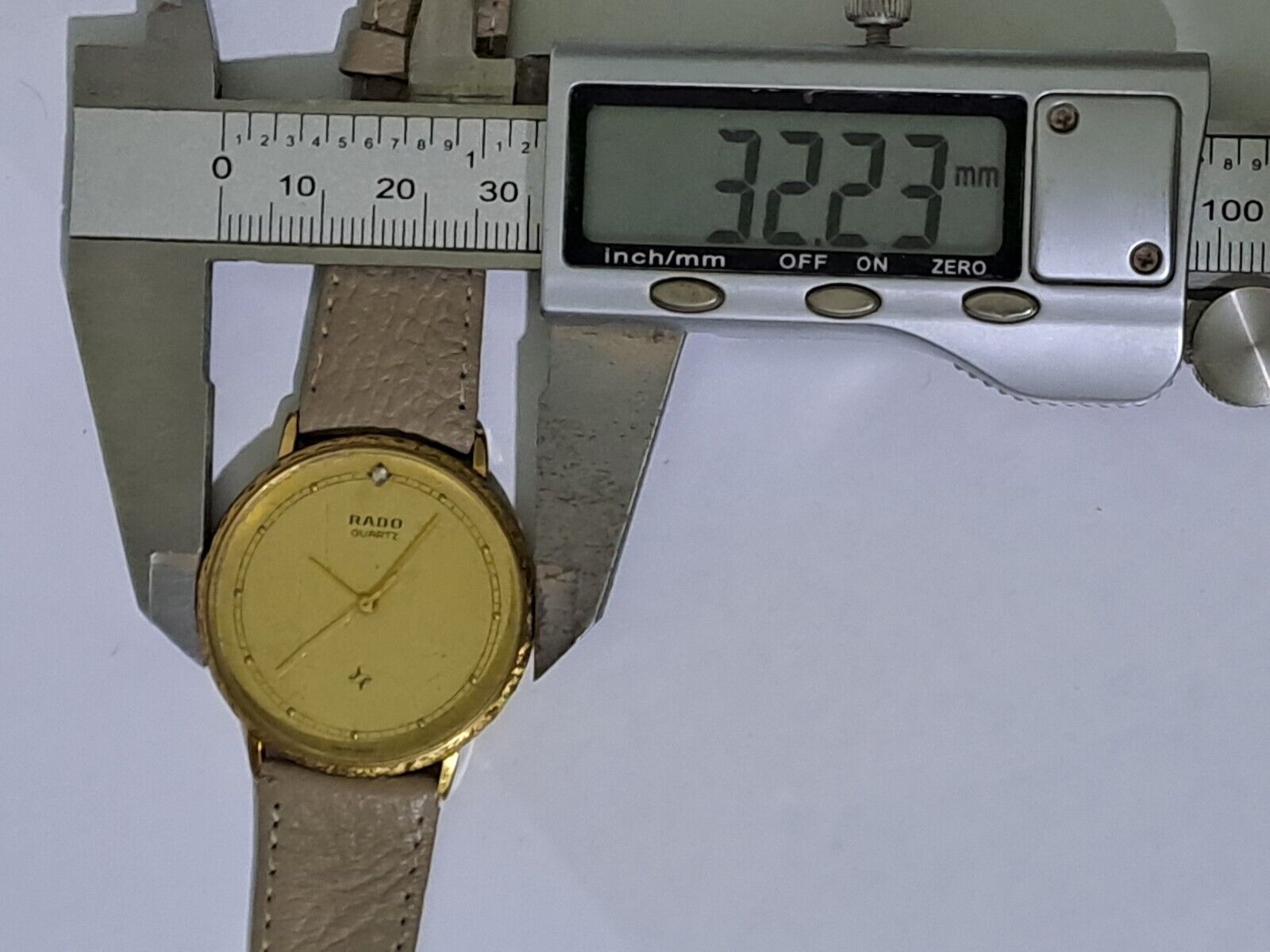 ULTRA RARE RADO 112.5111.2 PATTERNED DIAL VINTAG QUARTZ SWISS MEN 