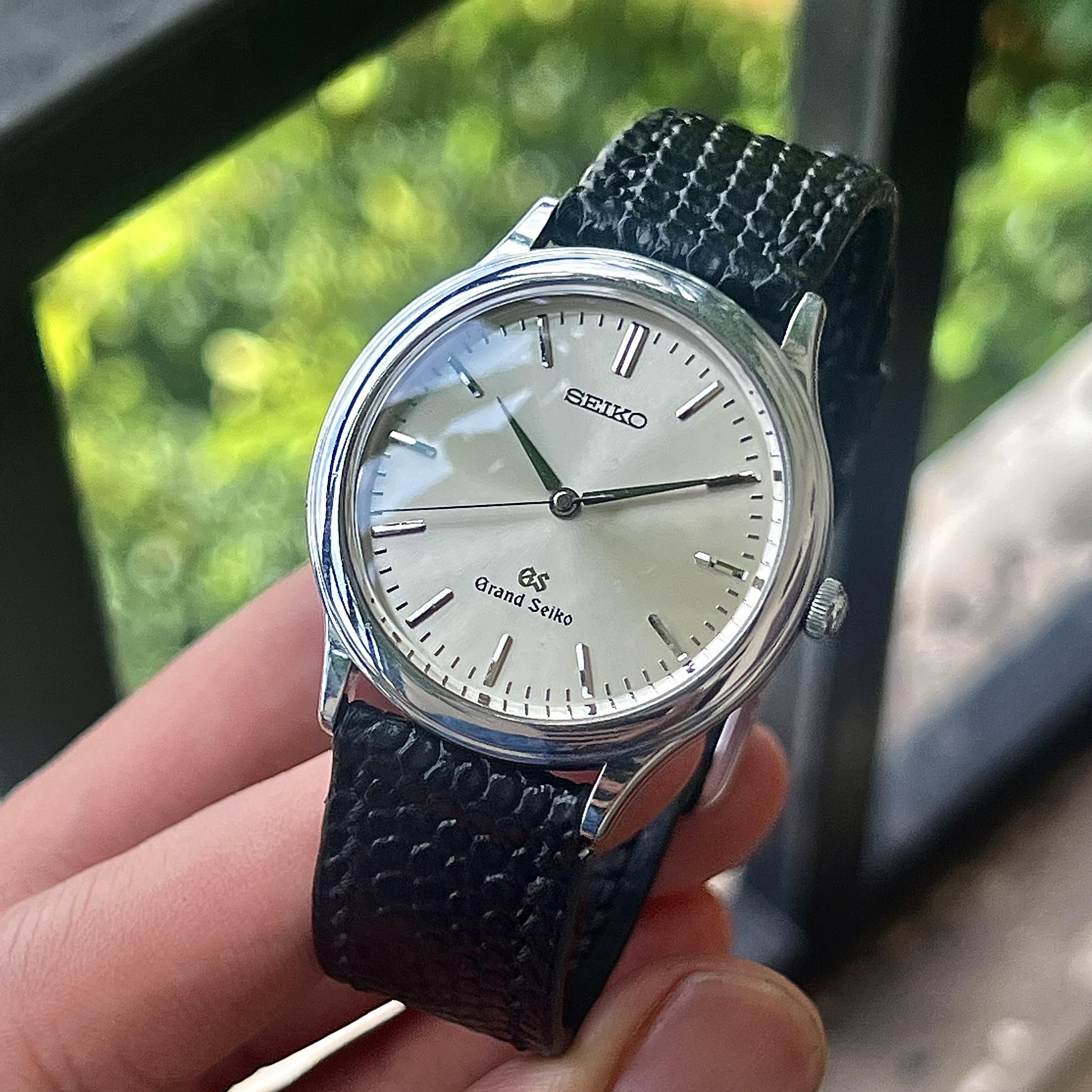 WTS] Grand Seiko SBGS001 | 9581-7000 HAQ Quartz, Champagne Dial No