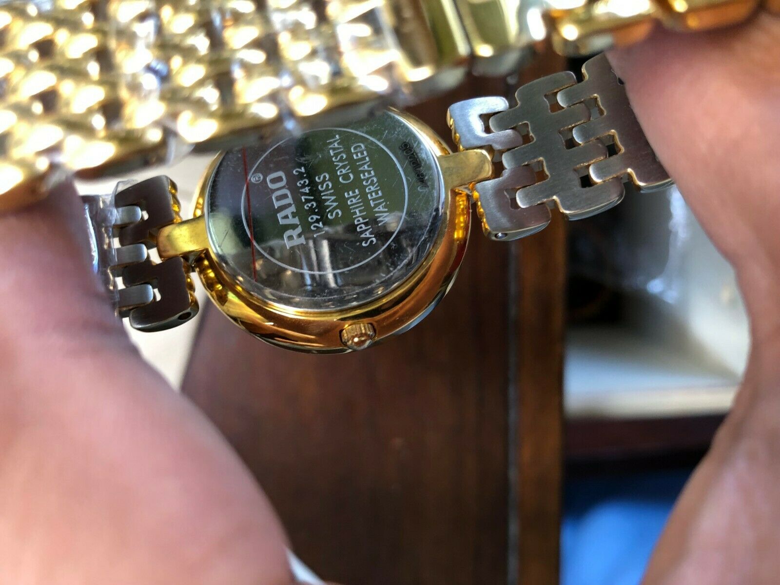 NEW RADO FLORENCE Date Quartz Gold Men