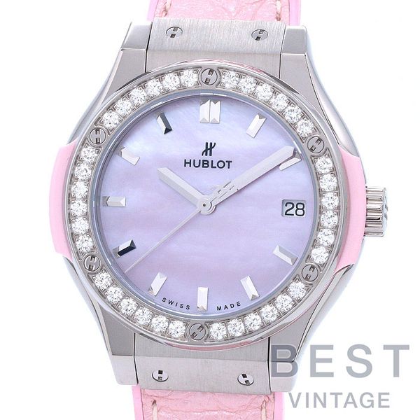 Hublot [HUBLOT] Classic Fusion Pearl Pink Diamond Japan Limited 581.NP ...