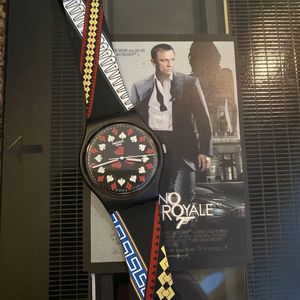 SWATCH WATCH JAMES BOND 007 VILLAIN SWATCH JAWS THE SPY WHO LOVED ME -  YOS429G