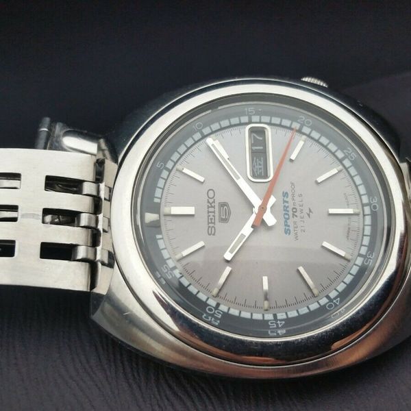 Seiko 5 Sports 7019-6020 Price as of July 2025 | WatchCharts