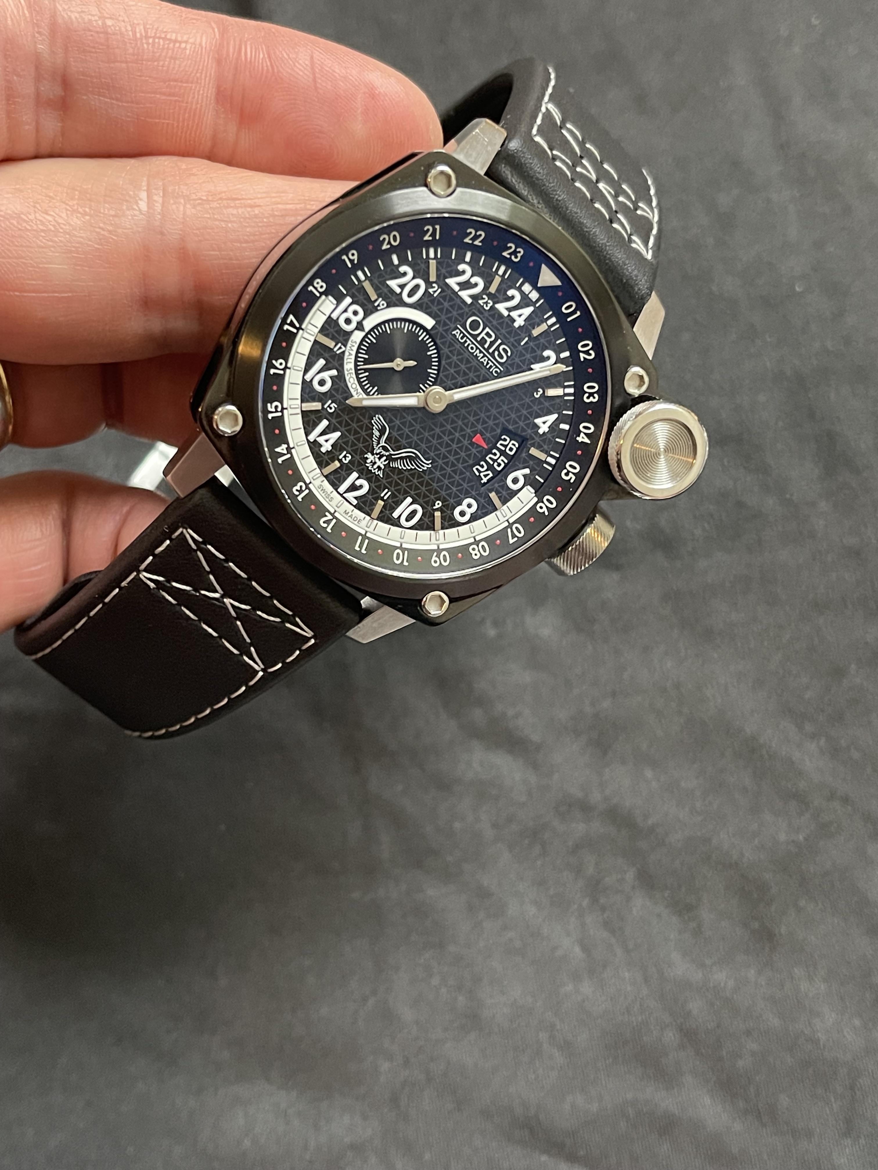 WTS Oris BC4 Blue Eagle GMT Small Second Date WatchCharts