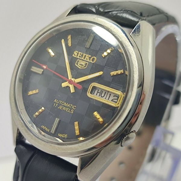 Seiko 5 Automatic Jewels-17 DD Men's Wrist Watch-Ref-7019-7100 ...