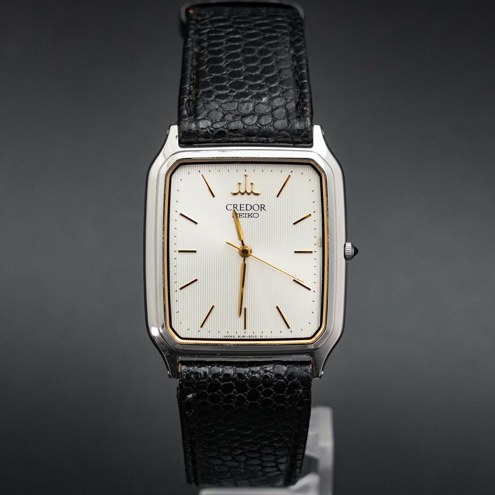 MINT] SEIKO CREDOR 8J81-5020 elegant Tank Shape Vintage Men's Watch  SilverJapan | WatchCharts Marketplace