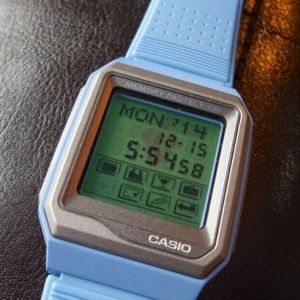 日本未発売DATABANK 1553 VDB-101 データバンク　ベルト交換済 チープカシオのデータバンクを購入してみました。革ベルトに