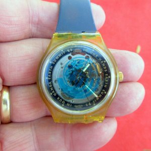 Swatch 23 J Automatic Watch In Our Hands Earth Summit 92 Very Accurate Watchcharts