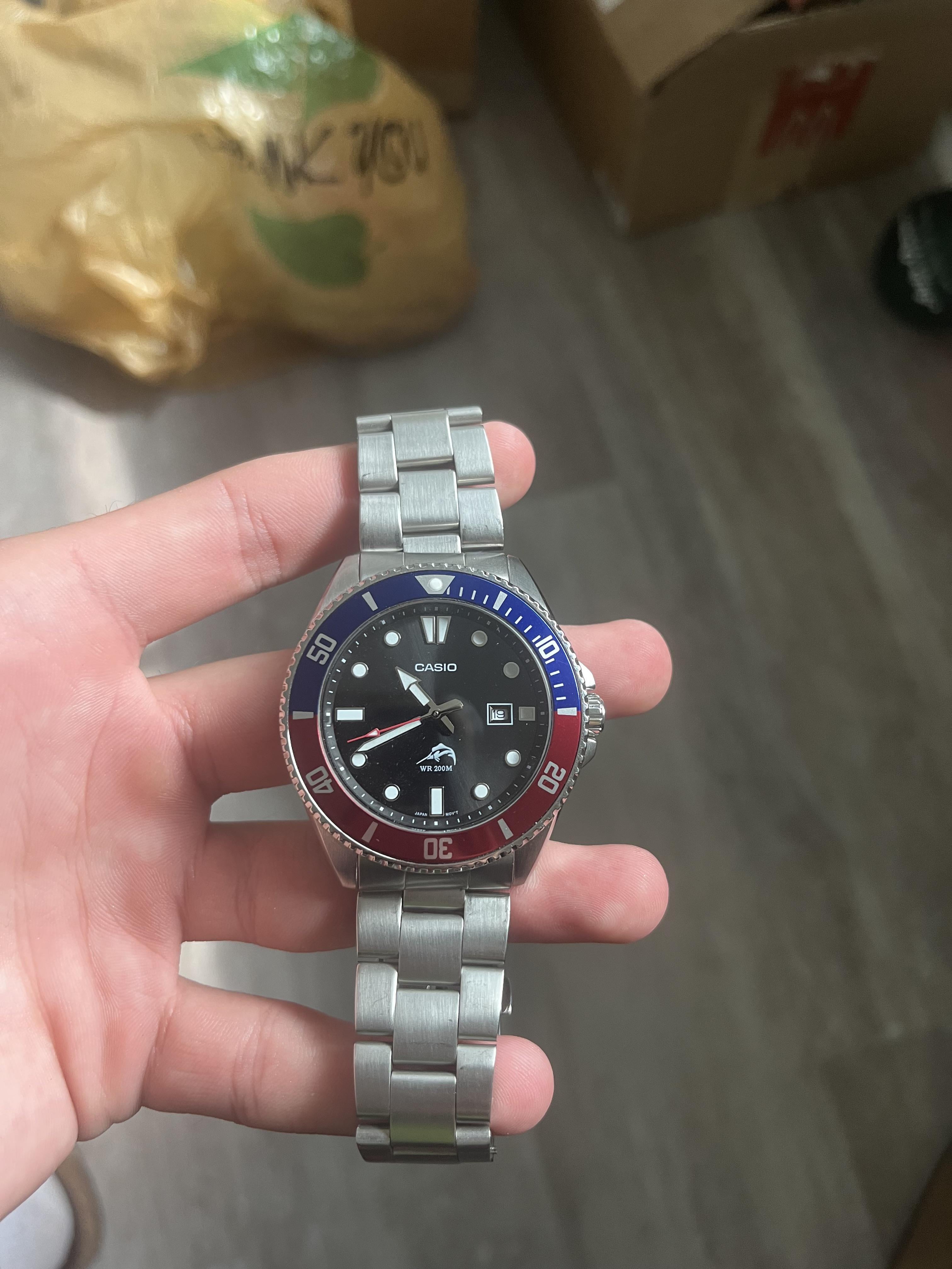 WTS Casio Duro Pepsi WatchCharts Marketplace