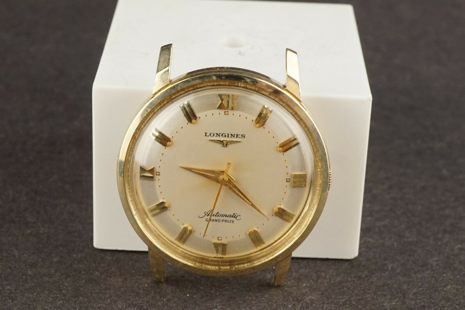 LONGINES GRAND PRIZE CAL 19AS 14K GOLD AUTOMATIC WATCH WS309