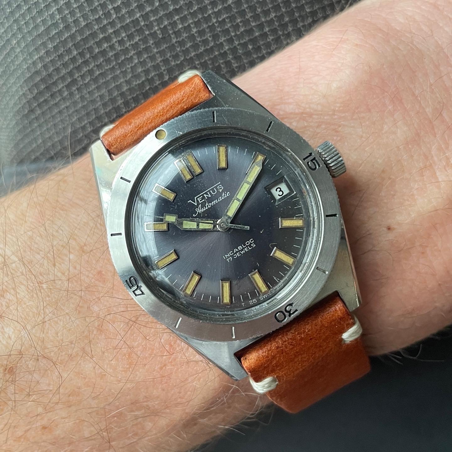 1960's Vintage Skin Diver Venus Automatic | WatchCharts Marketplace