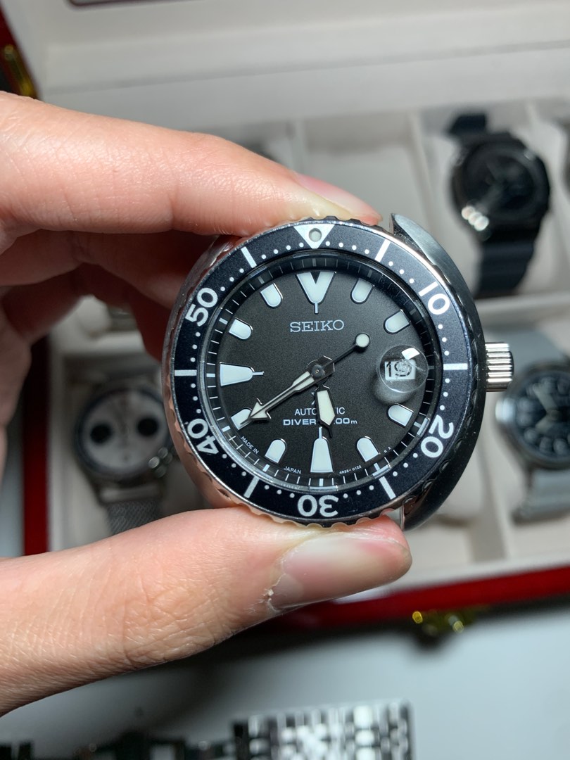 Seiko mini turtle black WatchCharts Marketplace