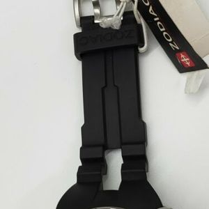 ZODIAC ZMX-05 Quartz Black Dial Rubber Band Men's Watch ZO8531