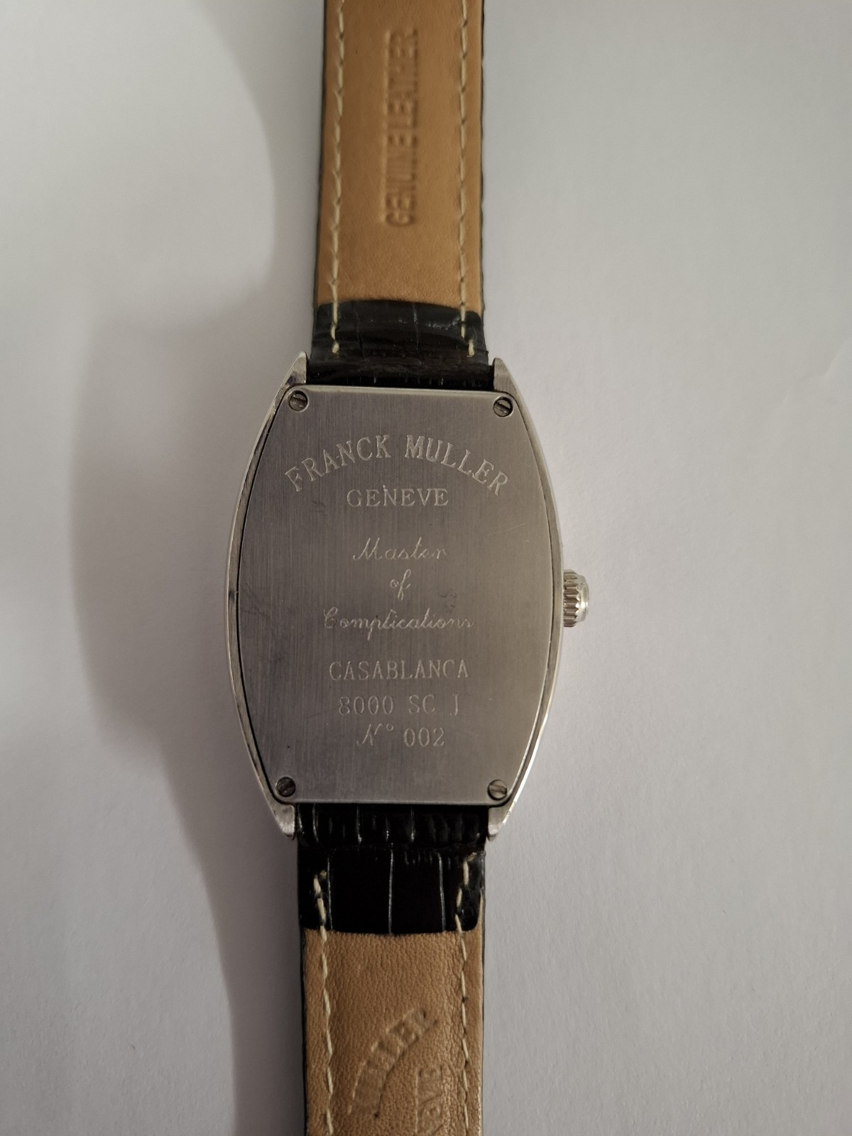 Franck Muller Geneve Conquistador Watch Casablanca 8000 sc J