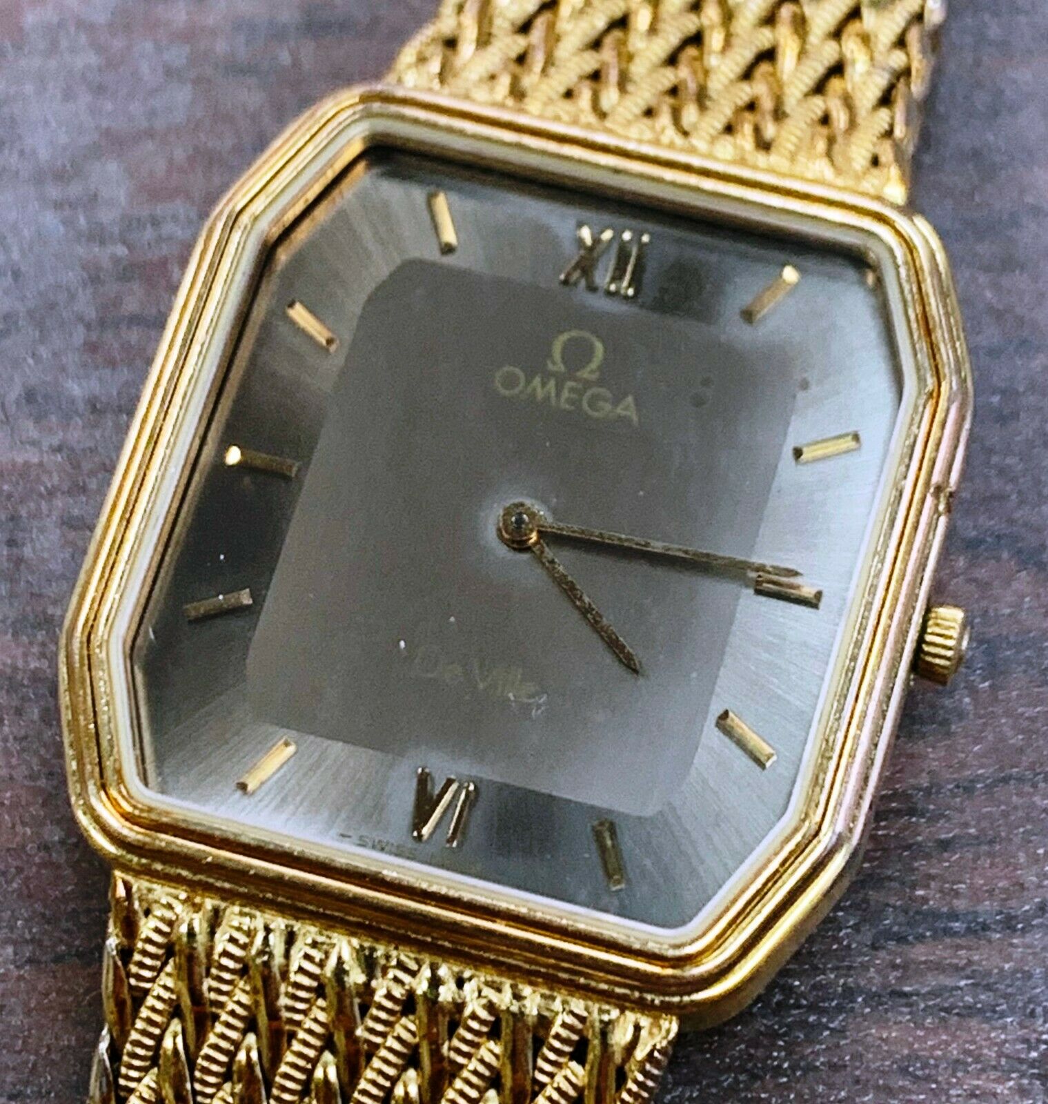 Vintage Omega De Ville Watch 10k Rolled Gold Plated RGP Cal. 1377