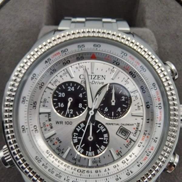 CITIZEN ECO DRIVE CHRONOGRAPH PERPETUAL CALENDAR WATCH BL540052A
