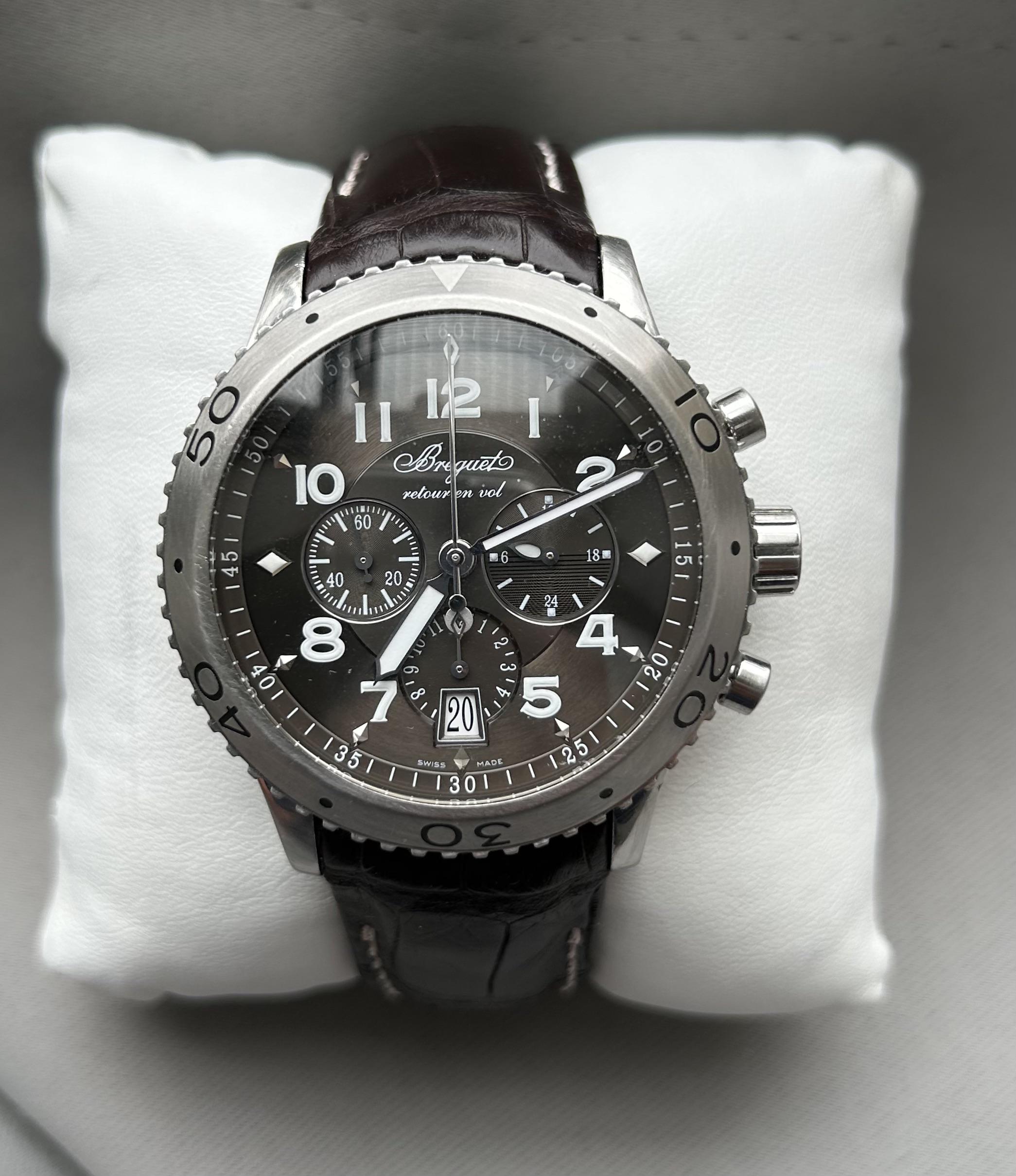 WTS Breguet Type XXI Flyback central minutes chronograph Ref