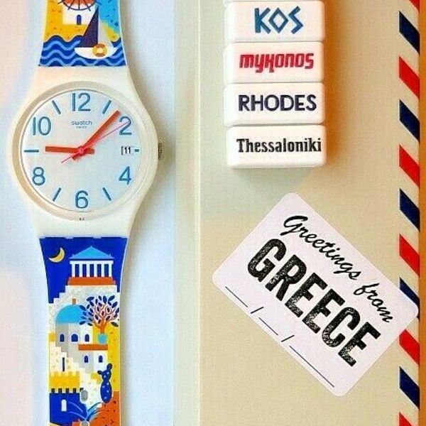 Swatch Watch Destination Special Athens - Greetings from Greece (GW408C ...