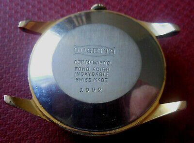 Vintage 1950s Oversized ONSA ONSETTA 15 Jewels Swiss Made Running