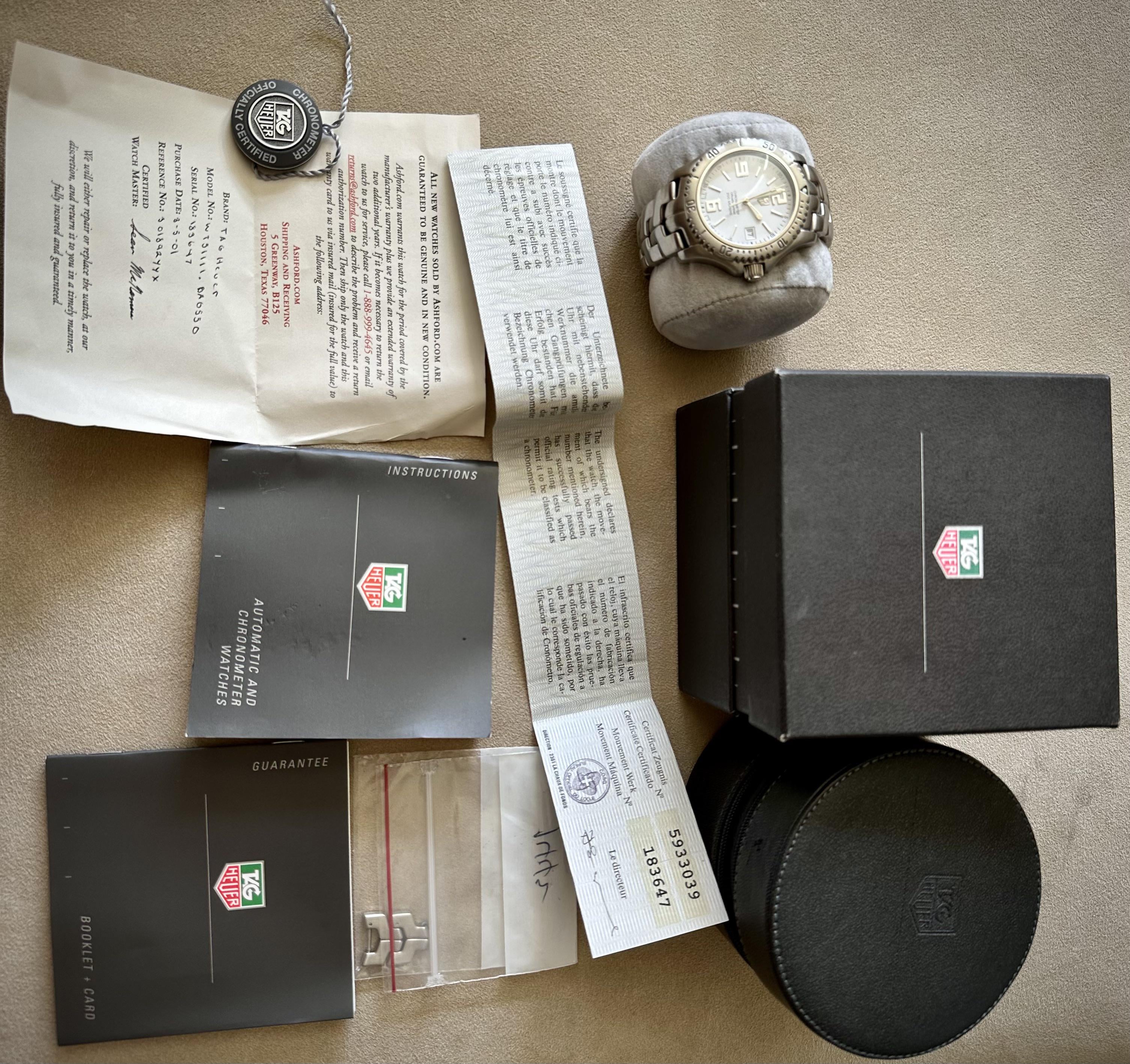 WTS Tag Heuer Link WT51111 WatchCharts