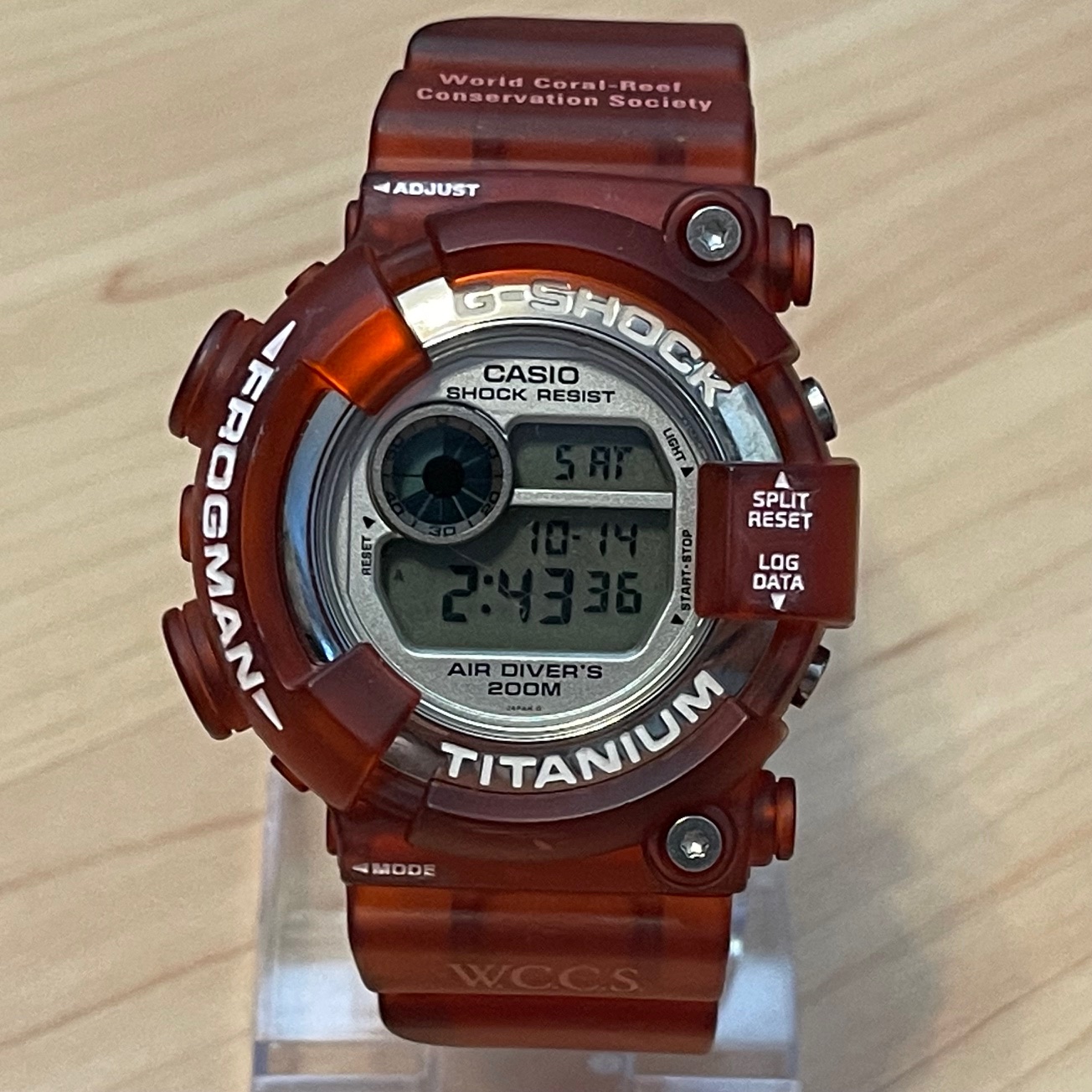 WTS] Casio G-Shock DW-8201WC-7T WCCS Frogman Red Jelly Skeleton