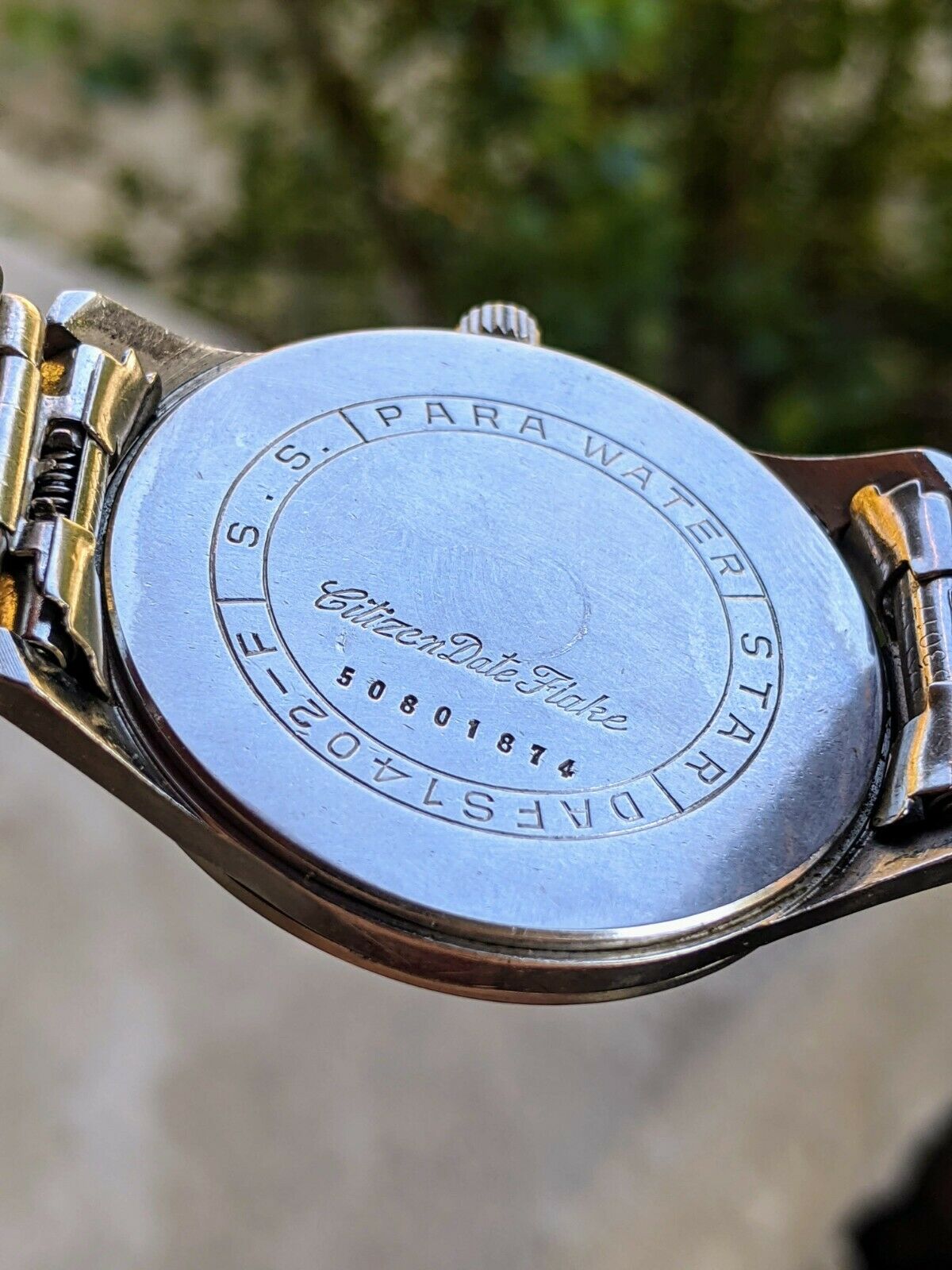 Vintage '65 Citizen Date Flake (Diamondflake) Ultra-thin Watch
