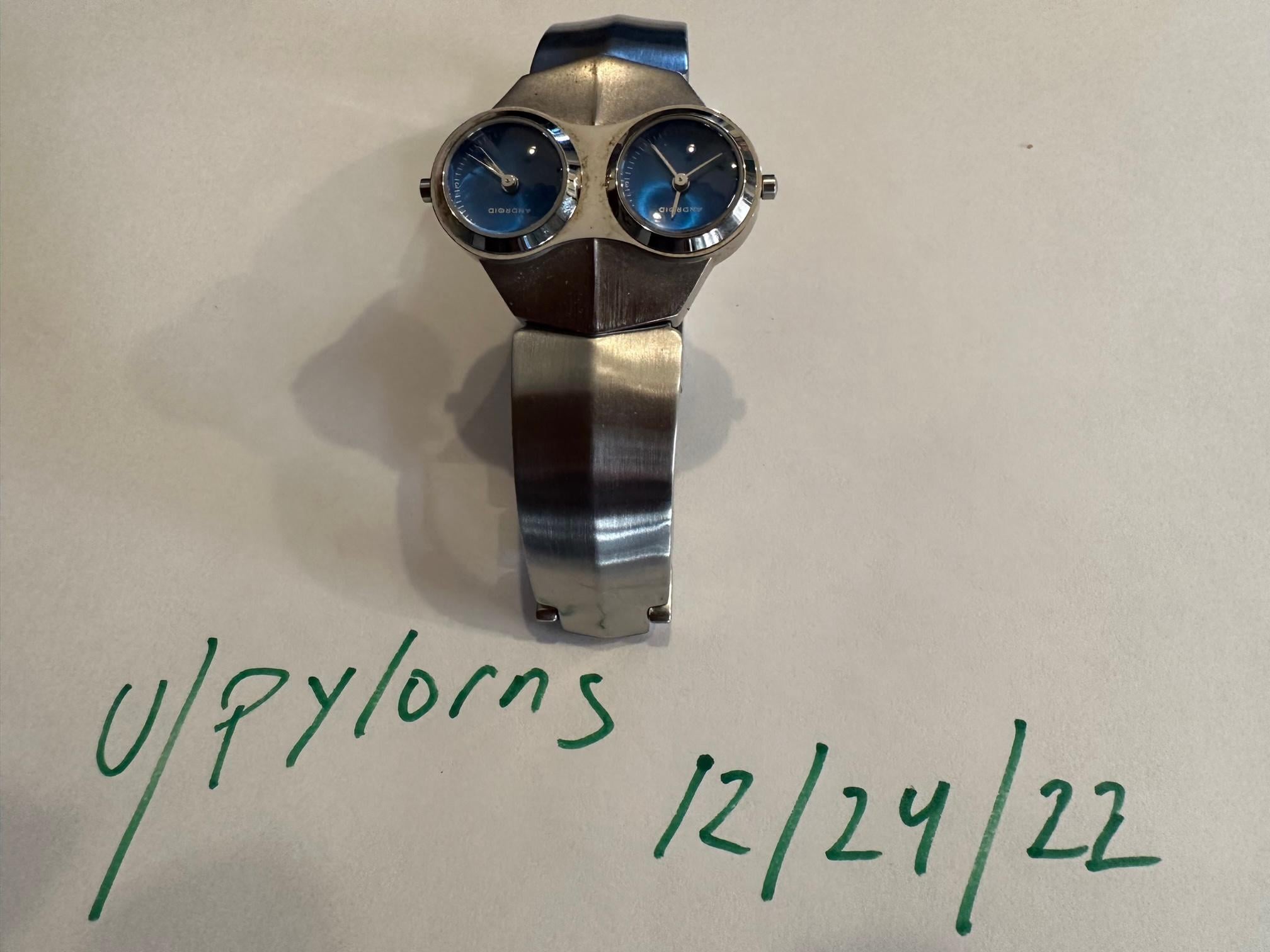 WTS Android USA Alien AD52LTD Watch from the 2002 Christian Bale Movie Equilibrium WatchCharts Marketplace