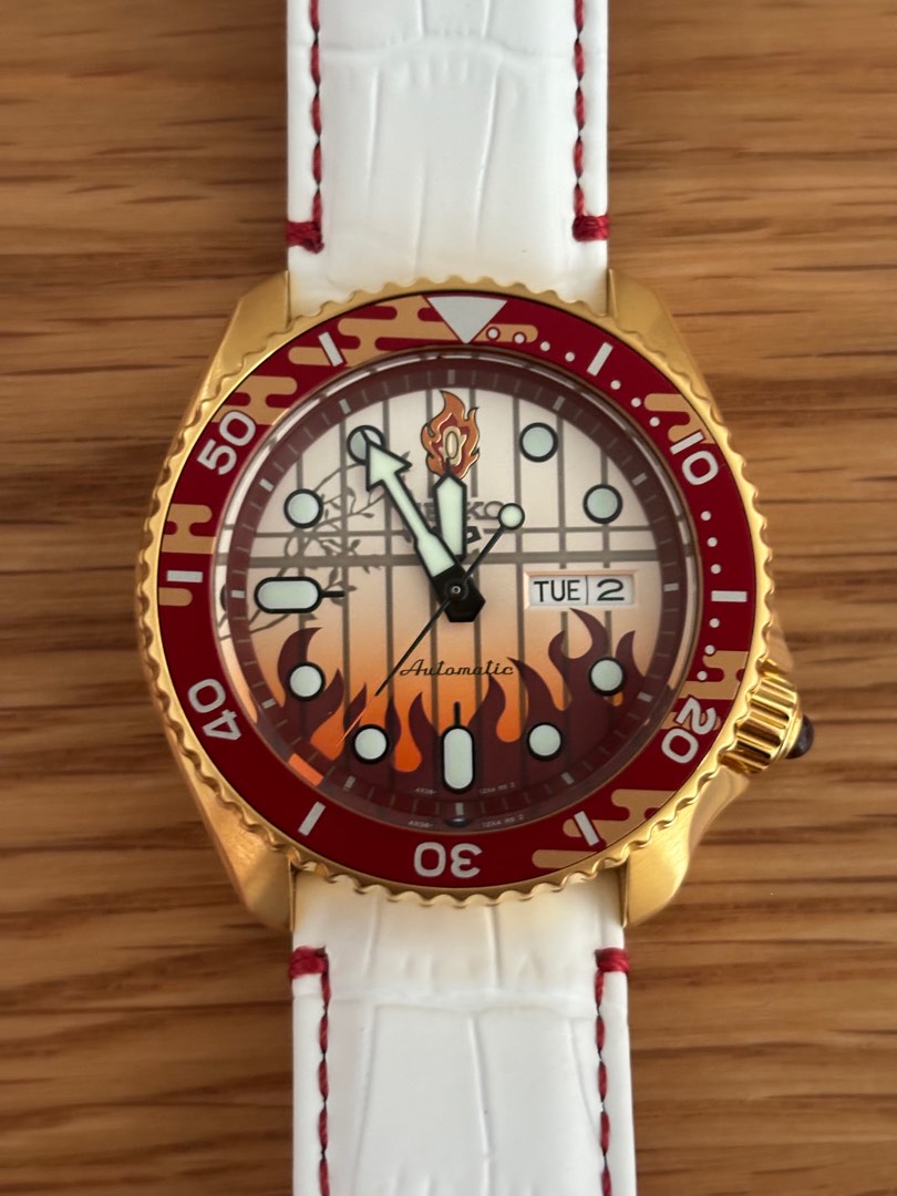 Seiko 5 Demon Slayer Kyojiro Rengoku SRPJ28K1 WatchCharts