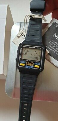 CASIO GAME VINTAGE WATCH gr-3 MOON FLIGHT ROBOT NEW DEADSTOCK VERY