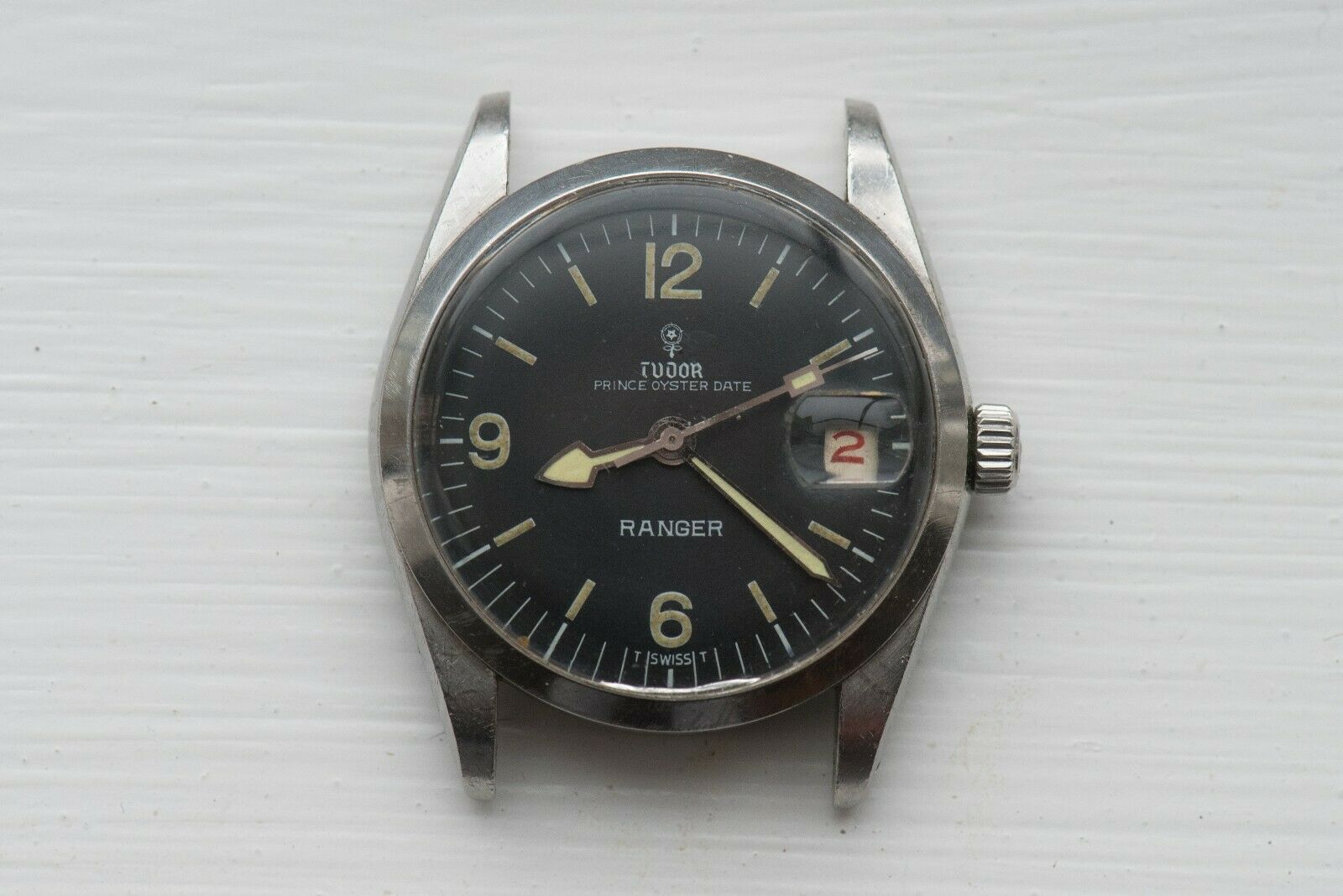 Vintage Tudor Prince Oyster Date Ranger 34mm Steel Ref. 9050 Small