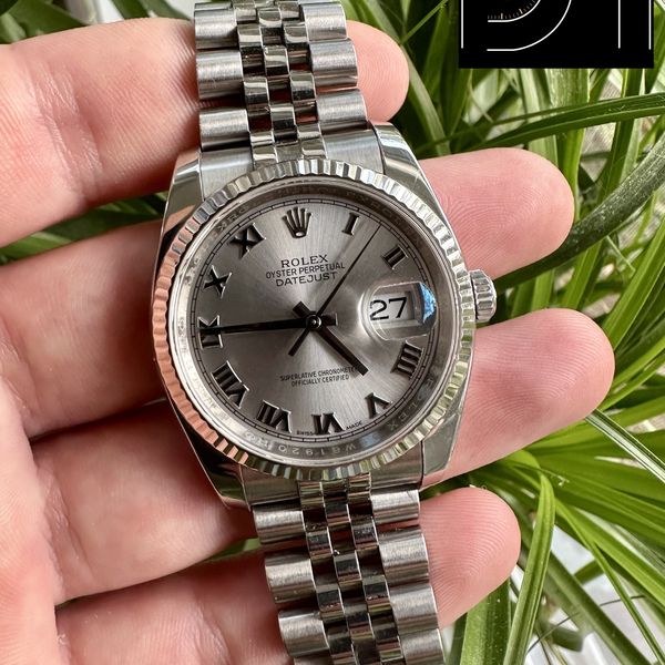 [WTS] Rolex DateJust 36mm Reference 116234 Rhodium Roman Numerals Dial ...