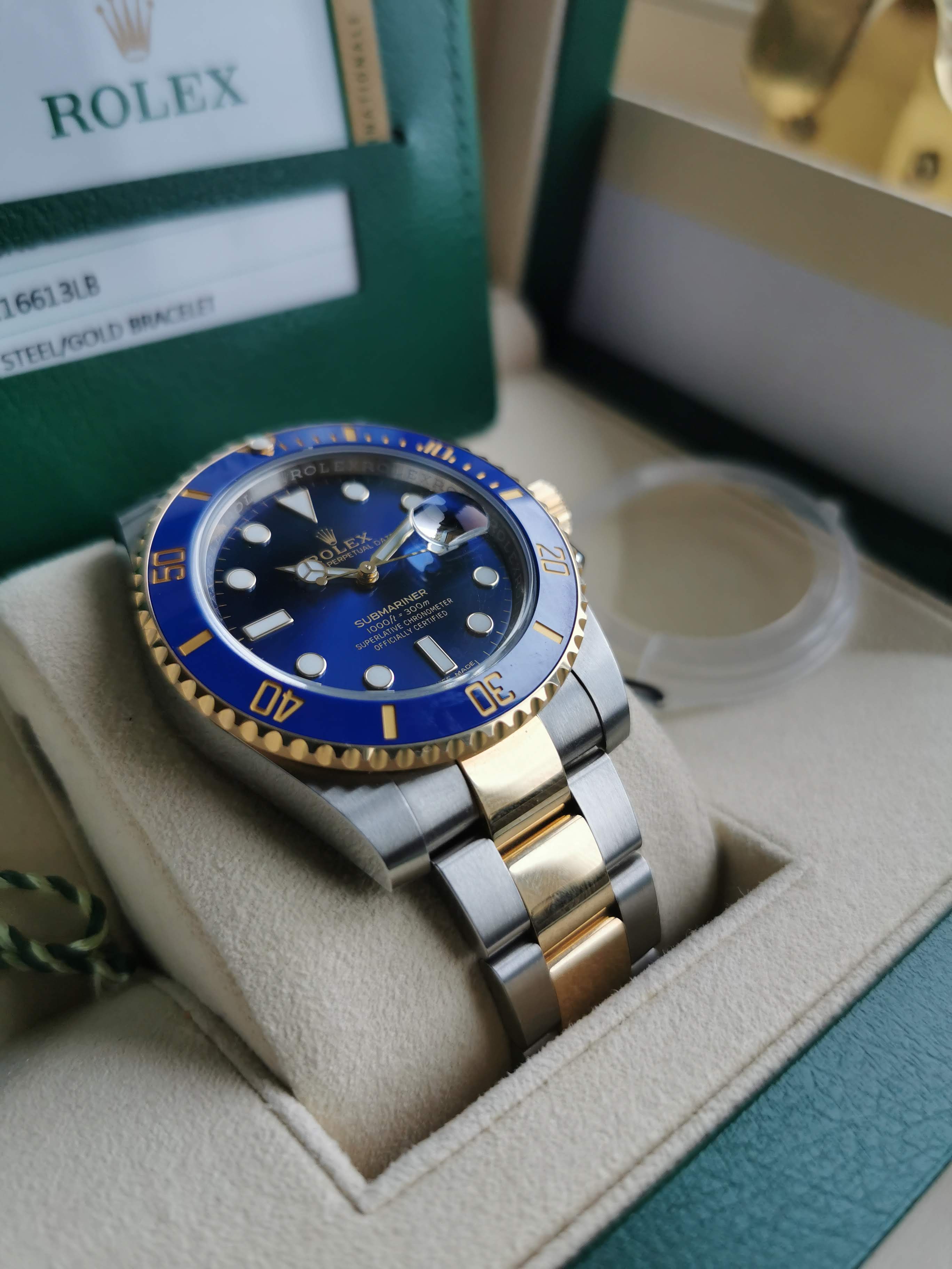 FS EU Rolex Submariner 116613LB Bluesie 12 000 WatchCharts