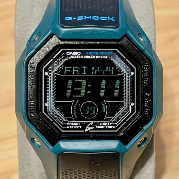 [WTS] Casio G-Shock G-056-2 Vintage Slim Polygon Teal Blue & Black ...
