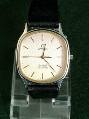 1982 Omega De Ville 1336 Cal Quartz Movement Wristwatch w Square Steel Case WatchCharts Marketplace