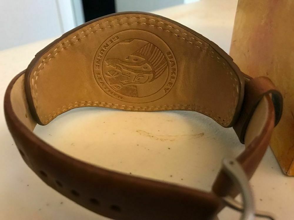 Oakley Saddleback Men's Watch, Brown, Ivory, Sapphire Crystal