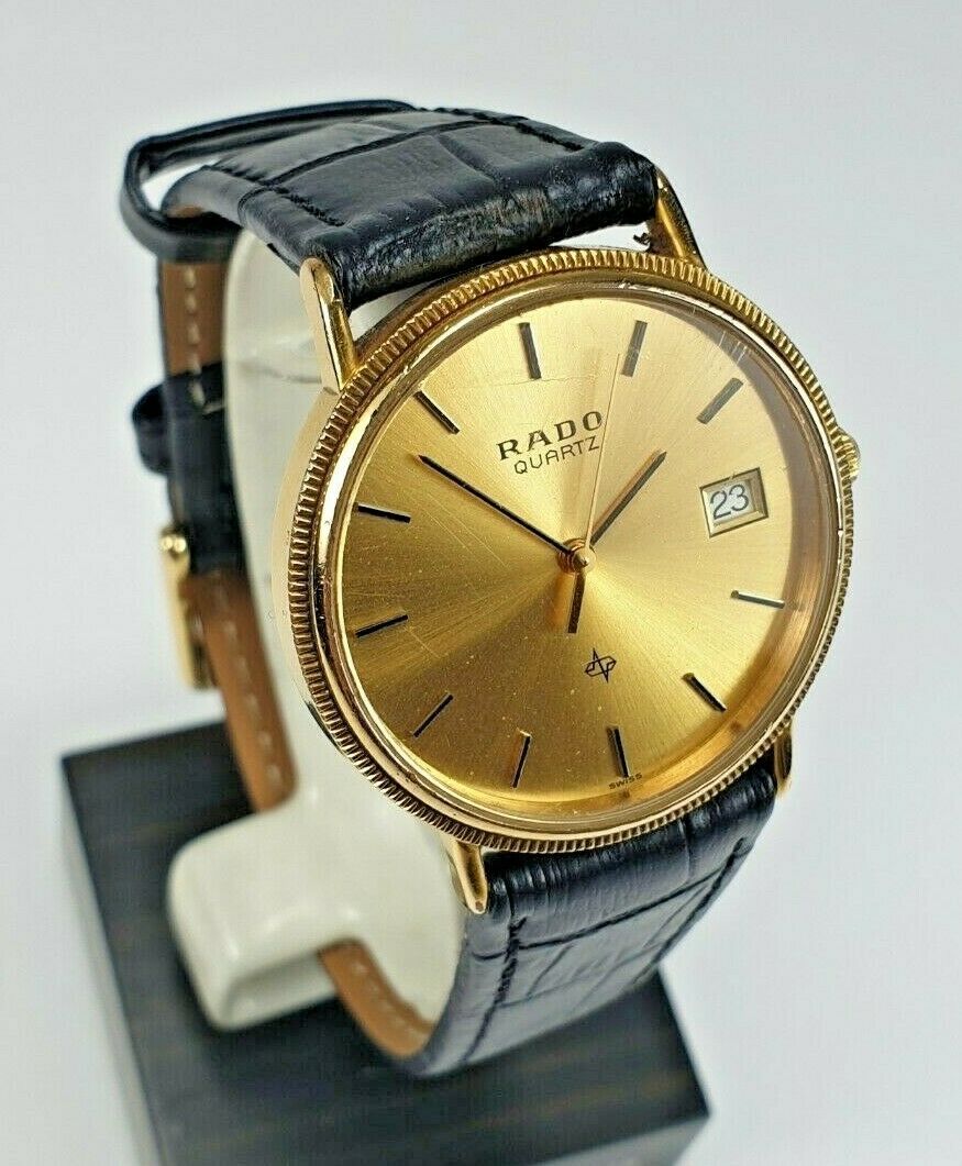 Rado Quartz 113.5131.2 Gold Plated 31 mm. Mens Gent Swiss